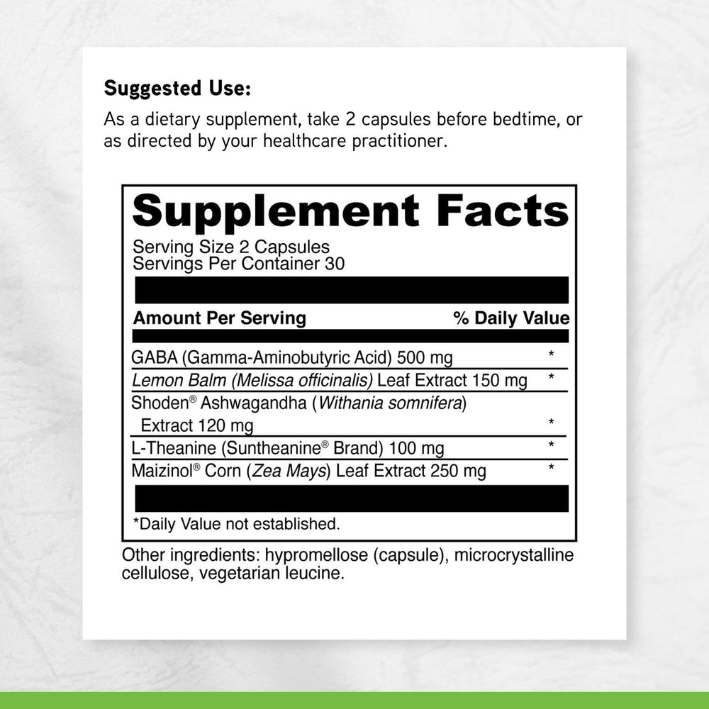 DaVinci Labs Sleep Benefits melatonin-free label signaling natural sleep support