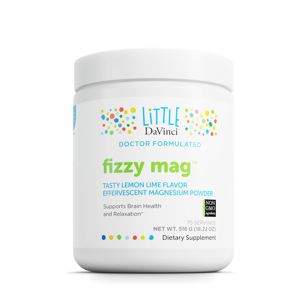 DAVINCI Little DaVinci Fizzy Mag bottle with lemon-lime fizz supports kid-friendly routines.