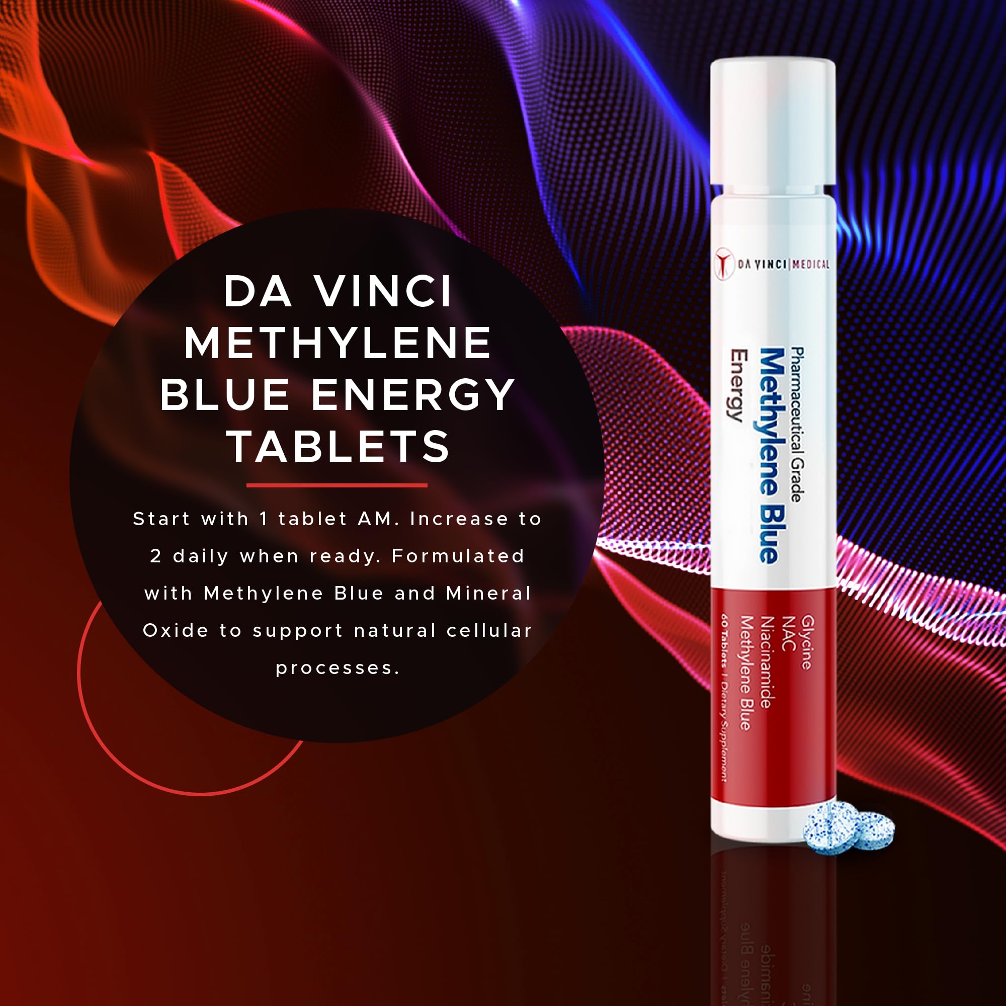 Da Vinci Medical tablets produced in a cGMP-certified facility for quality control