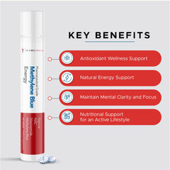 Pouring Da Vinci Medical Methylene Blue tablets for easy daily routine