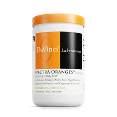 DaVinci Spectra Orange tub and jar for steady energy support throughout the day.