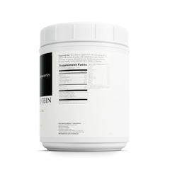 DaVinci Vegan Protein powder with pea, hemp, and flax ingredients for a complete vegan blend