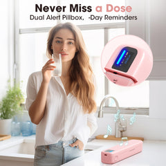 Daviky compact pill case supports meds on the go.