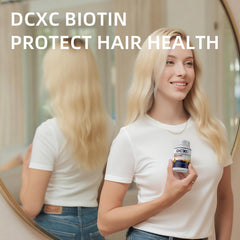 DCXC Biotin Collagen tablets energy metabolism concept illustrating cellular energy
