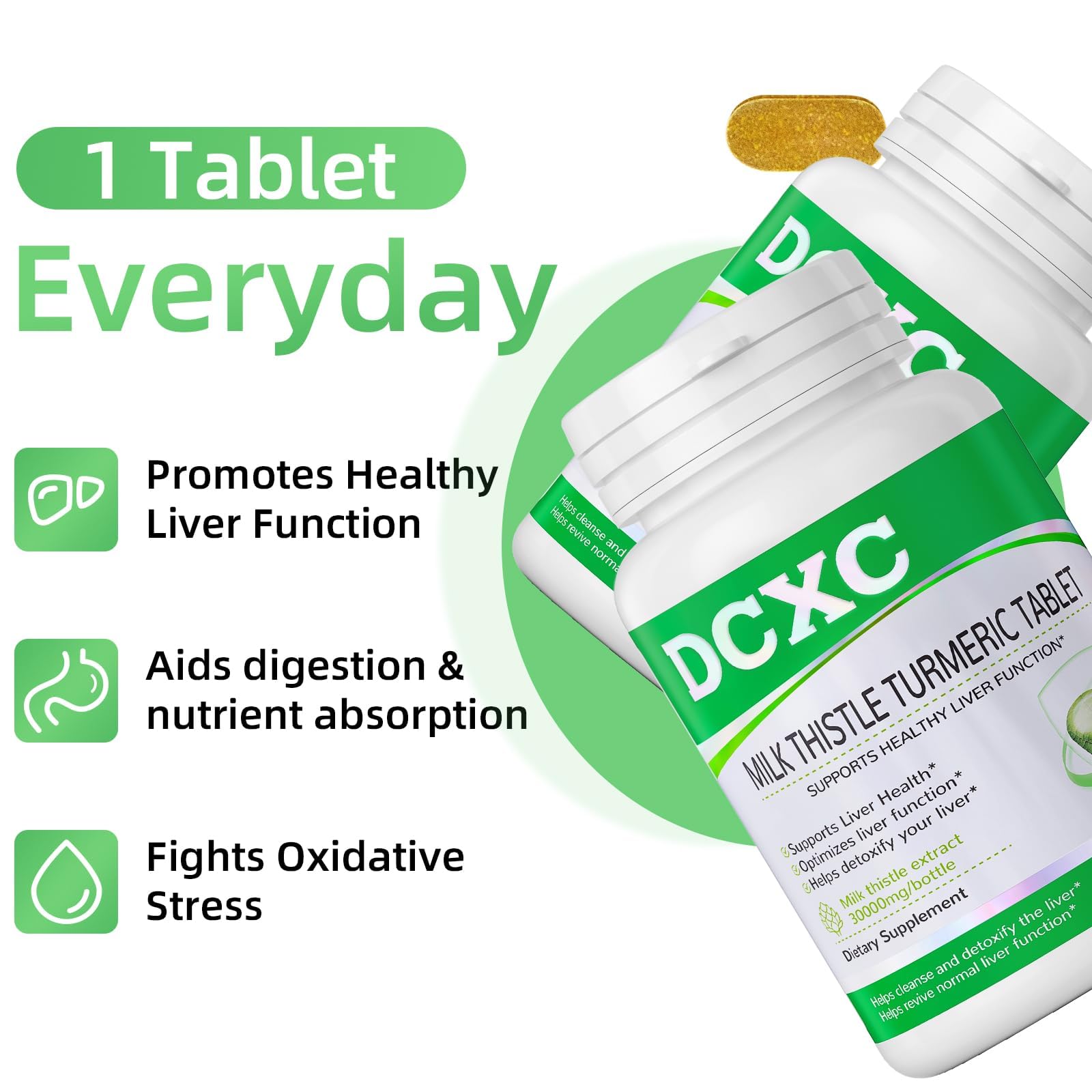 DCXC Liver Detox packaging box for compact storage