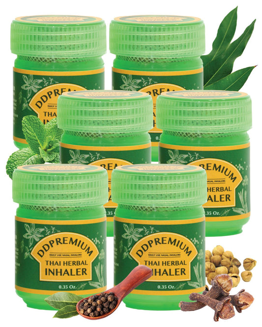 DDPremium Herbal Inhaler menthol bottle for quick nasal refreshment