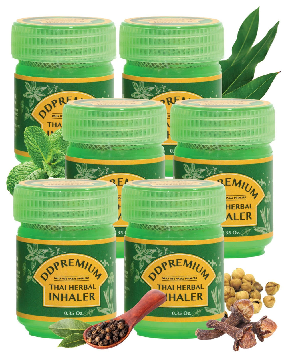 DDPremium Herbal Inhaler packaging design showcases product quality