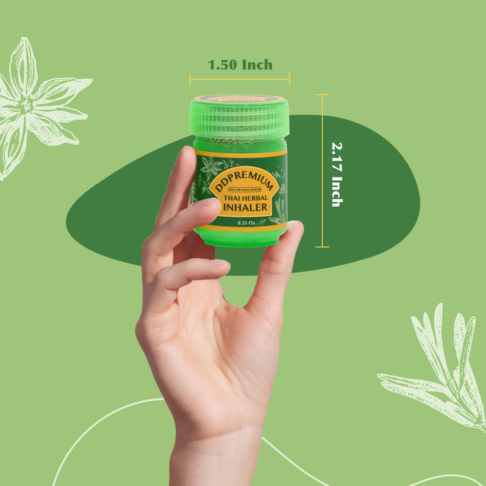 DDPremium inhaler in use during morning routine for natural uplift.