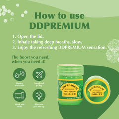 DDPremium Menthol aroma inhaler scent captures refreshing experience