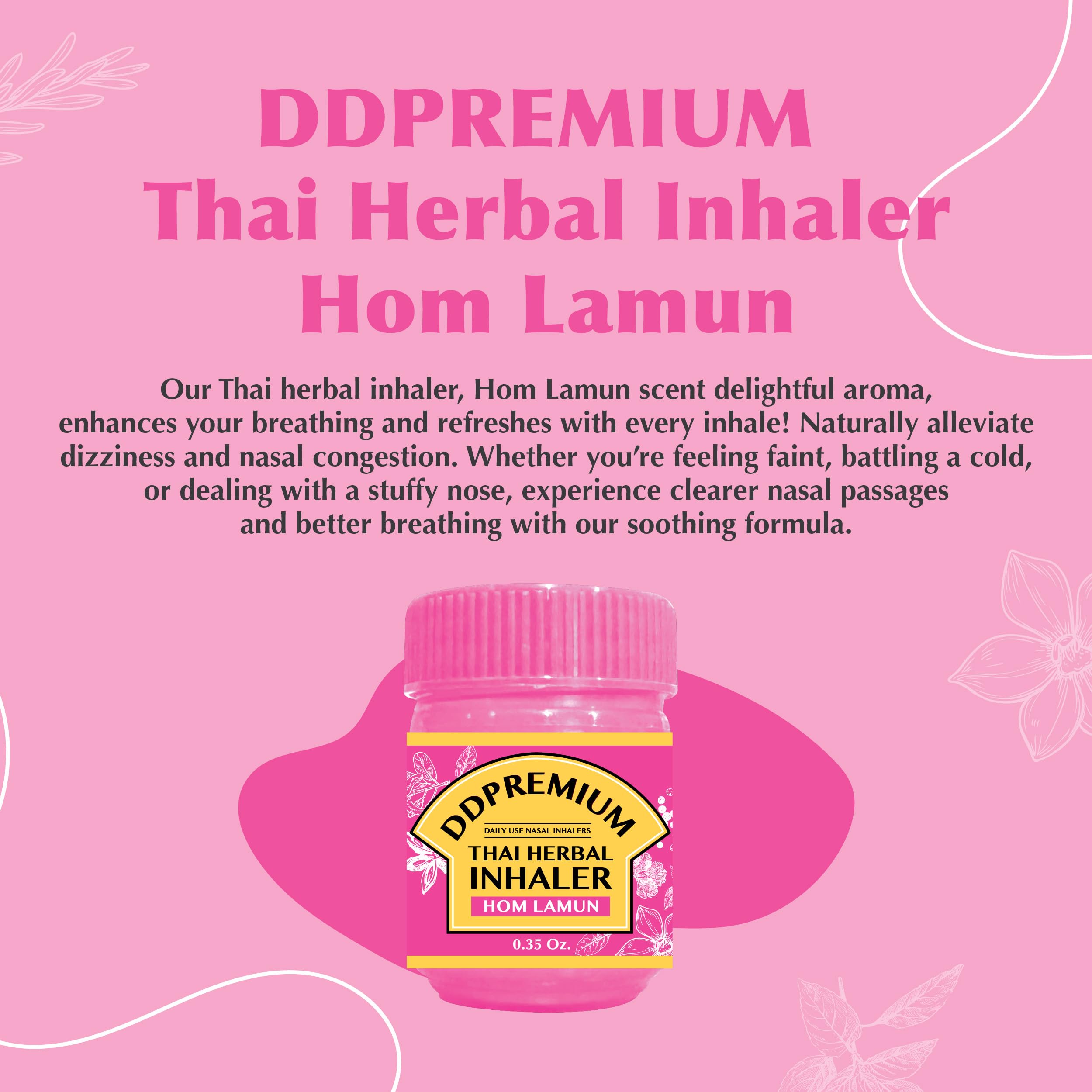 DDPremium portable travel-size 0.7 oz inhaler ready for pocket use.
