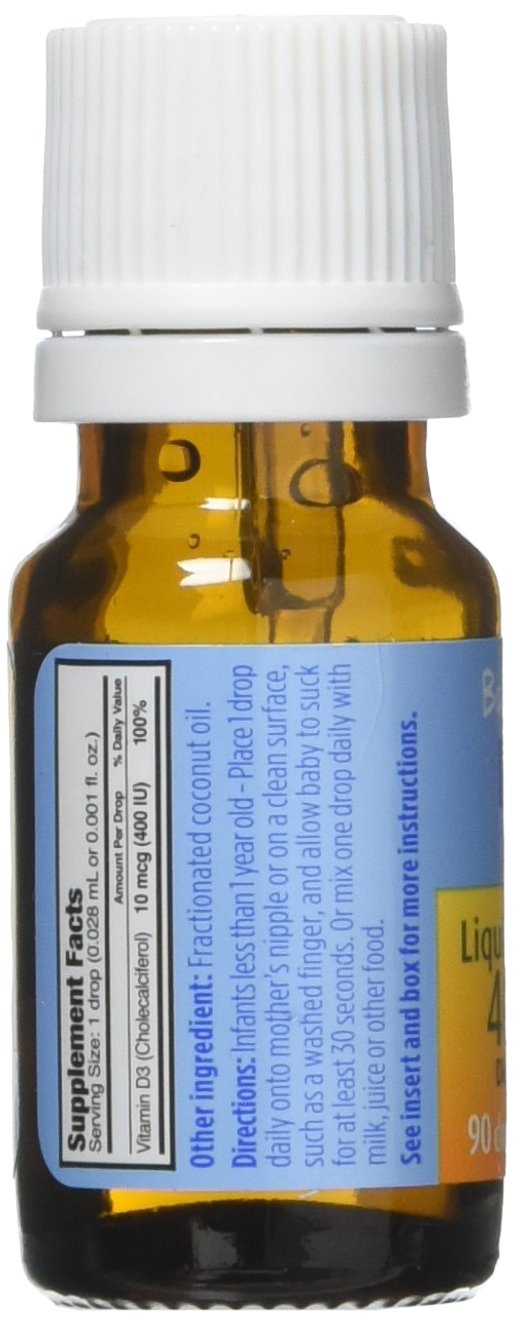 Ddrops Baby drops are tasteless and easy to dose during feeds.