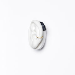 Deafmetal silicone holster on-ear demonstrates universal fit and simple attachment.