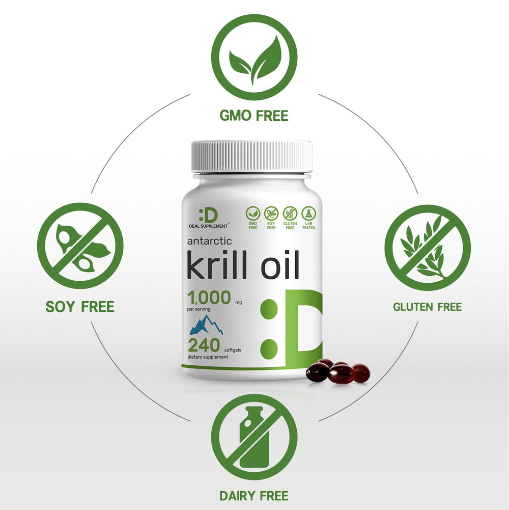 DEAL SUPPLEMENT Antarctic Krill Oil capsules in hand suggest simple on-the-go use.