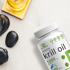 DEAL SUPPLEMENT Antarctic Krill Oil mercury-free formula for cleaner omega-3 intake.