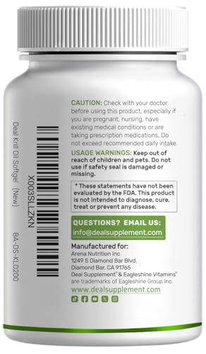 DEAL SUPPLEMENT Krill Oil softgels closeup with glossy capsules and phospholipid delivery.