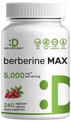 DEAL SUPPLEMENT Berberine Max bottle front for daily metabolic support and easy dosing