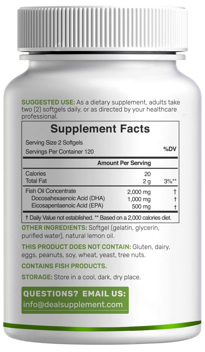 DEAL SUPPLEMENT daily DHA EPA pair complements wellness routines