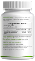 Deal Supplement daily-use morning routine featuring vitamin D3 K2 softgels.