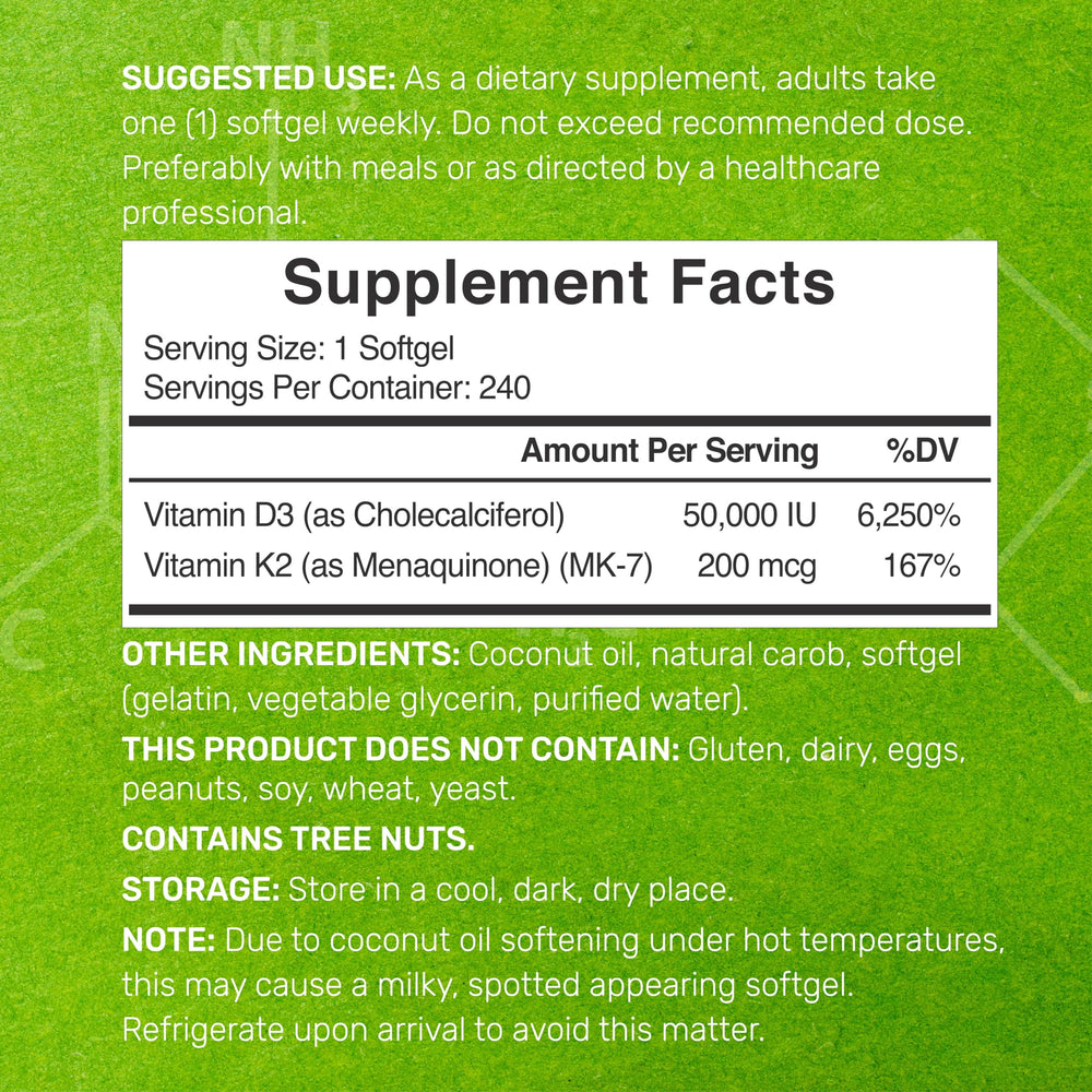 DEAL SUPPLEMENT Vitamin D3 K2 softgels pour demonstrates easy weekly dosing