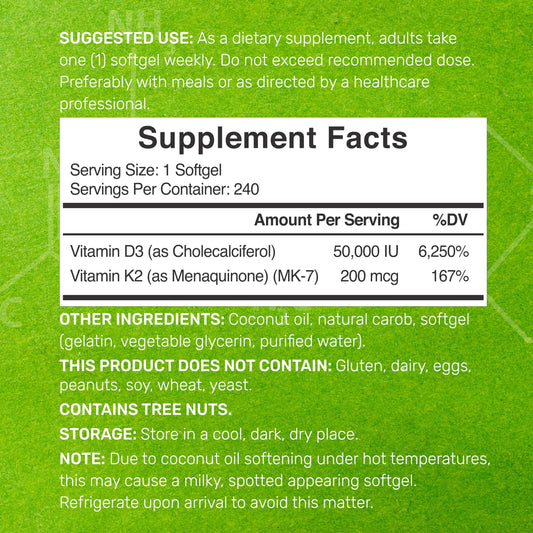 DEAL SUPPLEMENT Vitamin D3 K2 softgels pour demonstrates easy weekly dosing
