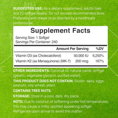 DEAL SUPPLEMENT Vitamin D3 K2 softgels pour demonstrates easy weekly dosing