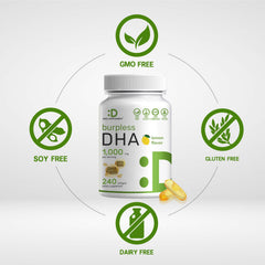 Wild-caught fish oil concentrate highlighting high DHA and EPA content