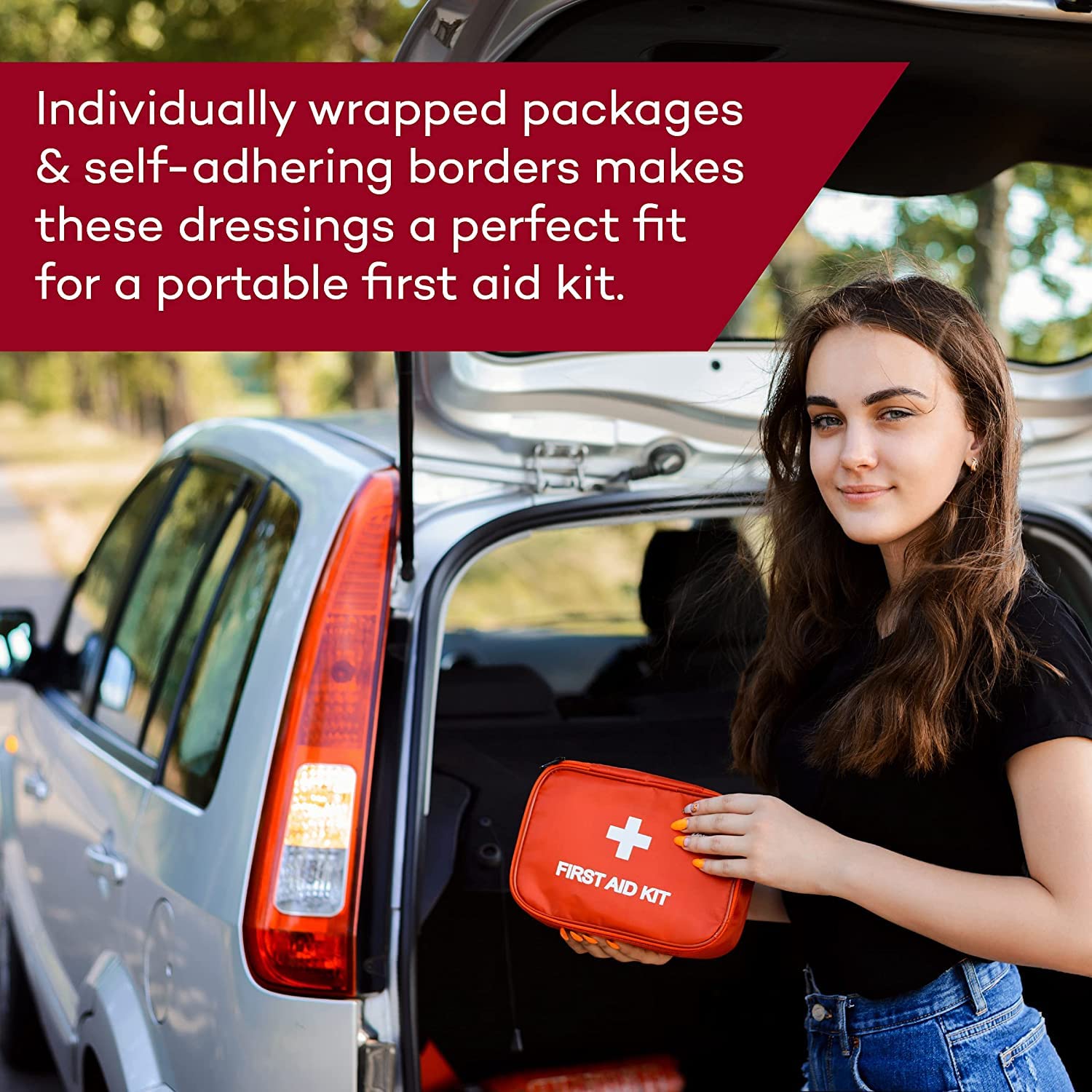Dealmed first-aid kit dressings are a handy kit addition.