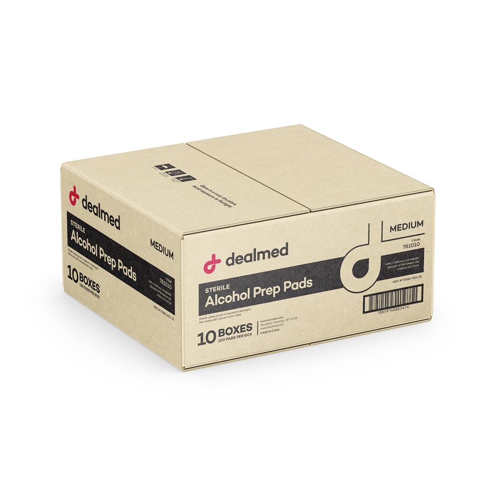 Dealmed first-aid kit essential for ready-to-use antiseptic wipes.