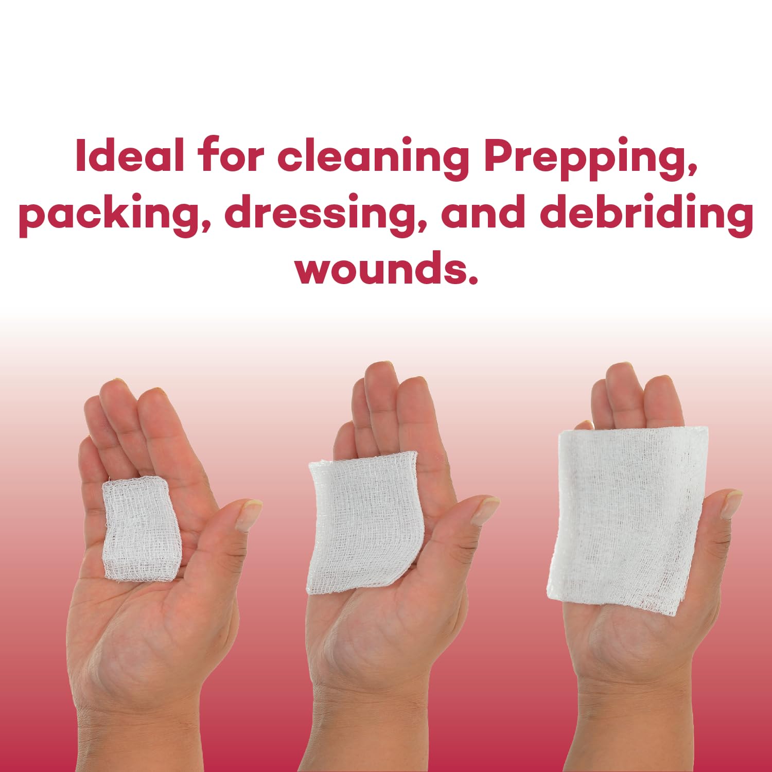 Dealmed first aid kit staple gauze pad for consistent wound care supplies
