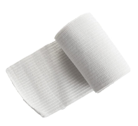 Dealmed non-adherent gauze wrap delivers gentle, latex-free protection.