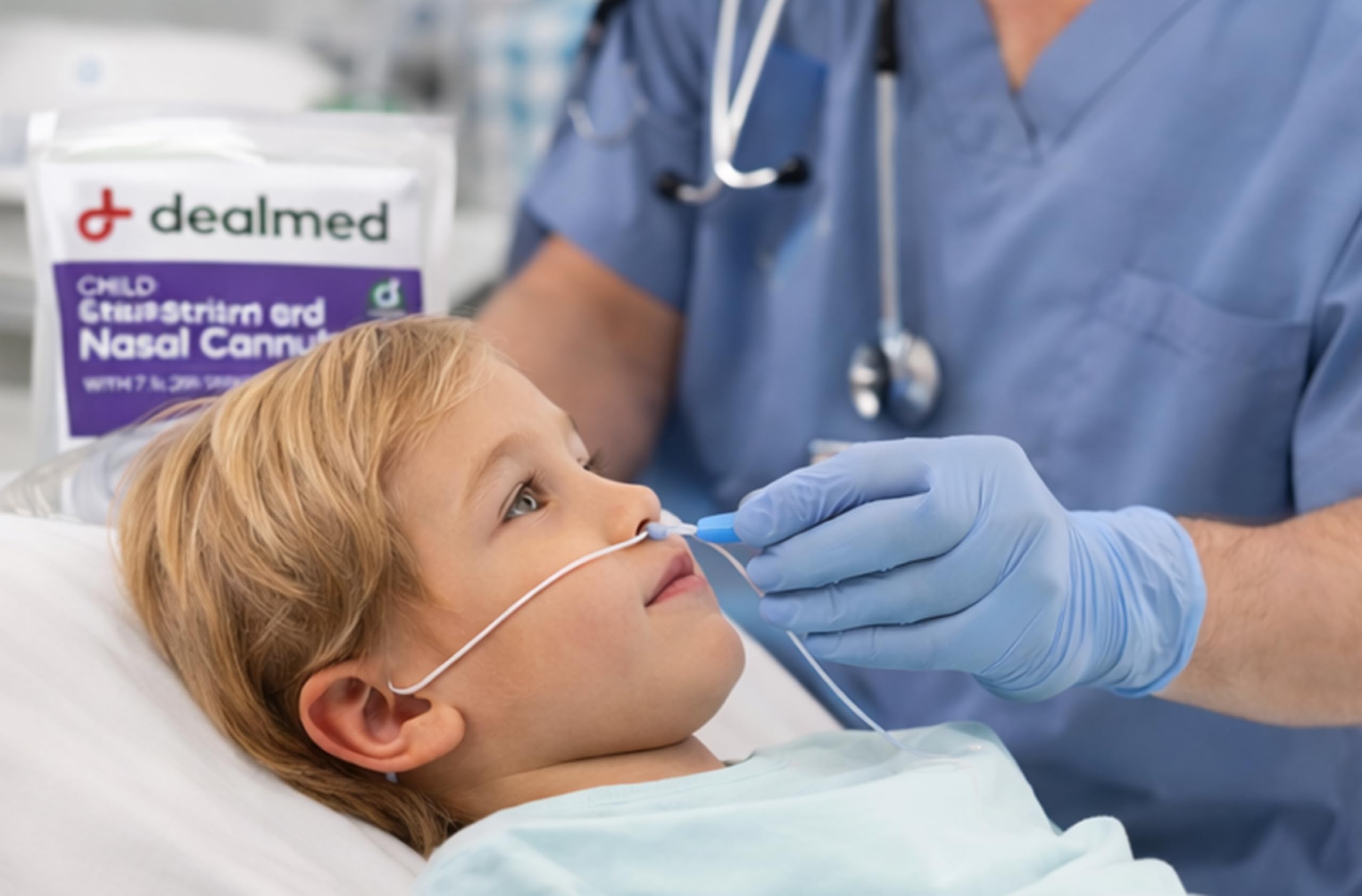Dealmed individually wrapped cannulas ensure cleanliness before use.