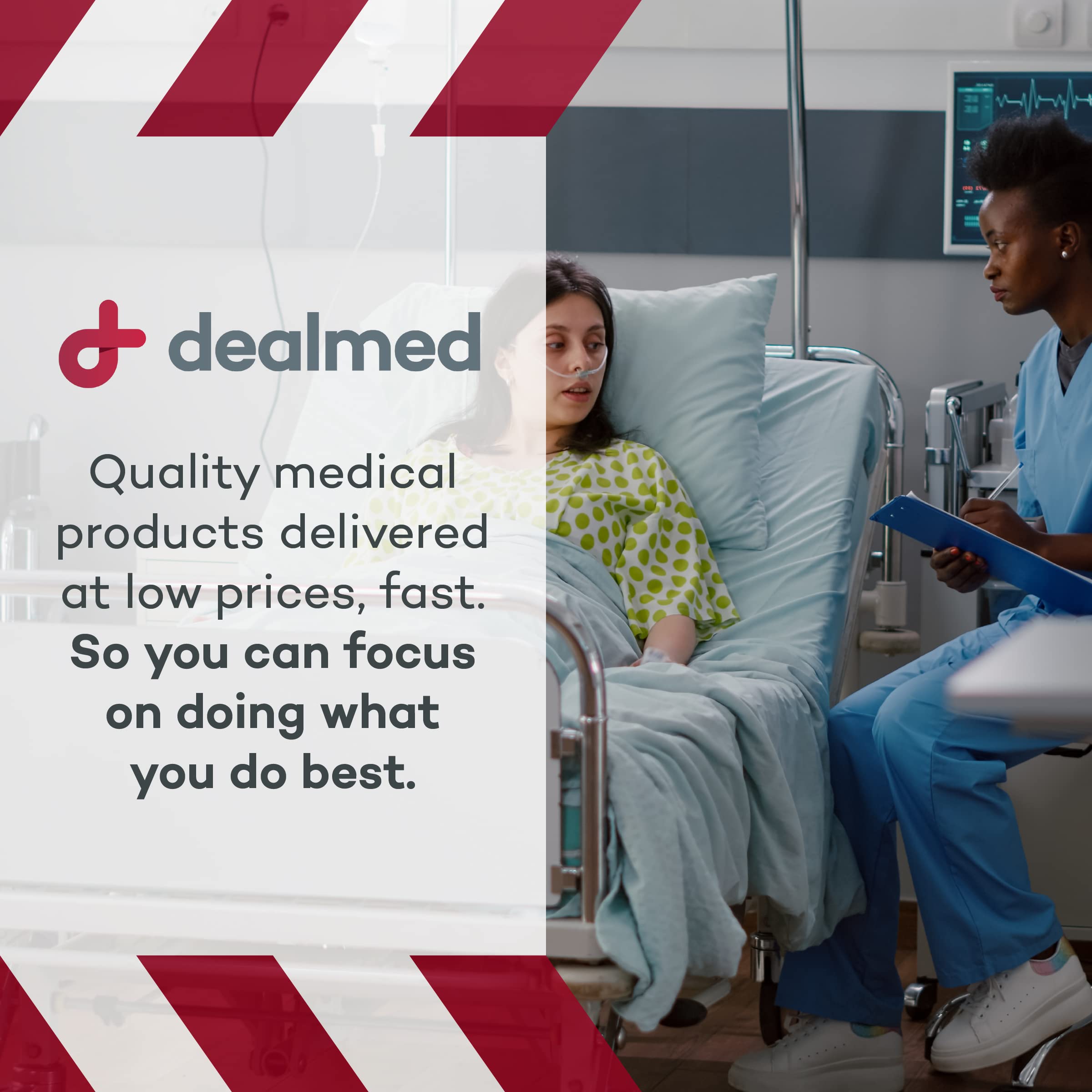 Dealmed individually wrapped cannulas emphasize cleanliness before use.