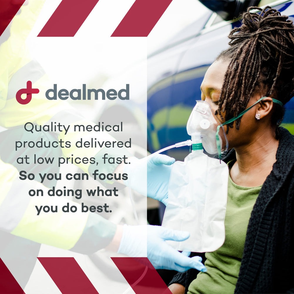 Dealmed oxygen mask in clinical setting for monitoring