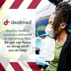 Dealmed oxygen mask in clinical setting for monitoring