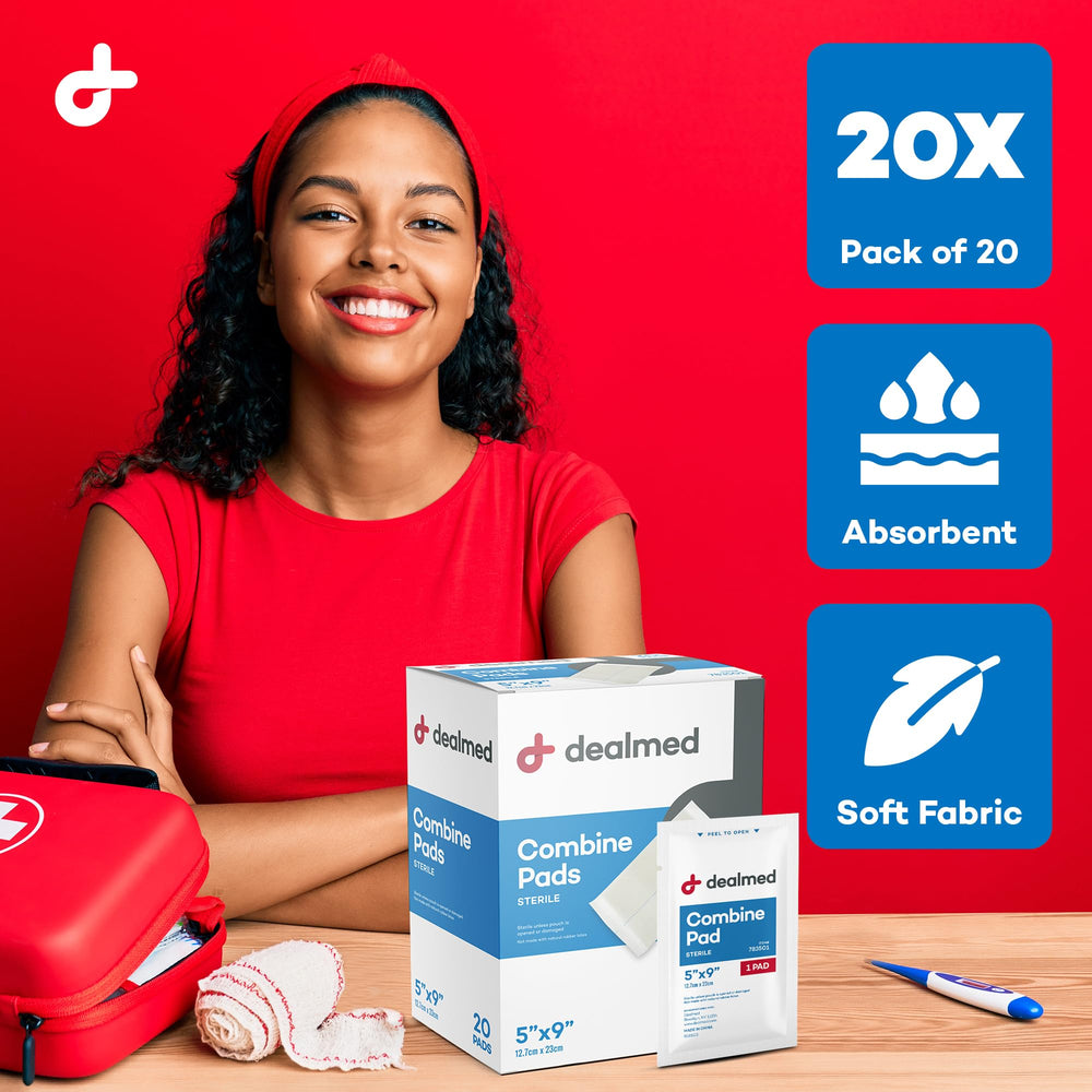 Dealmed post-operative care pad for sensitive healing areas.