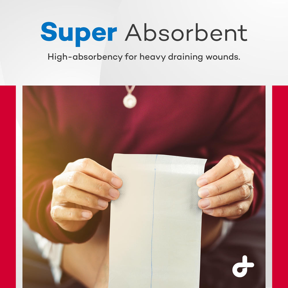 Dealmed pad with sealed edges helps prevent leakage.