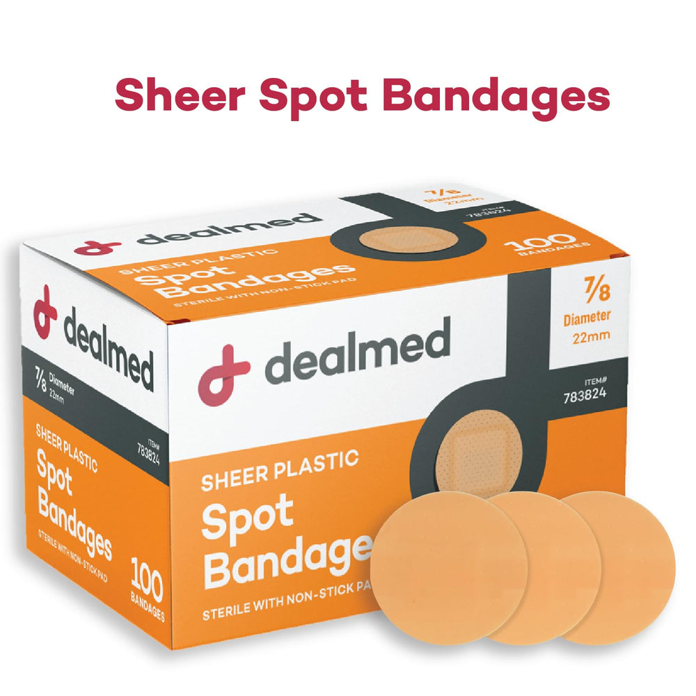 Dealmed wraps individually wrapped bandages maintain cleanliness and quick access.