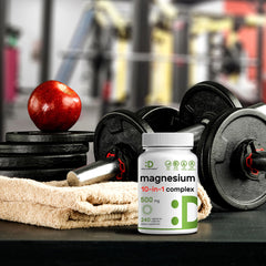 DEAL SUPPLEMENT Magnesium Complex ingredients icons representing chelated minerals