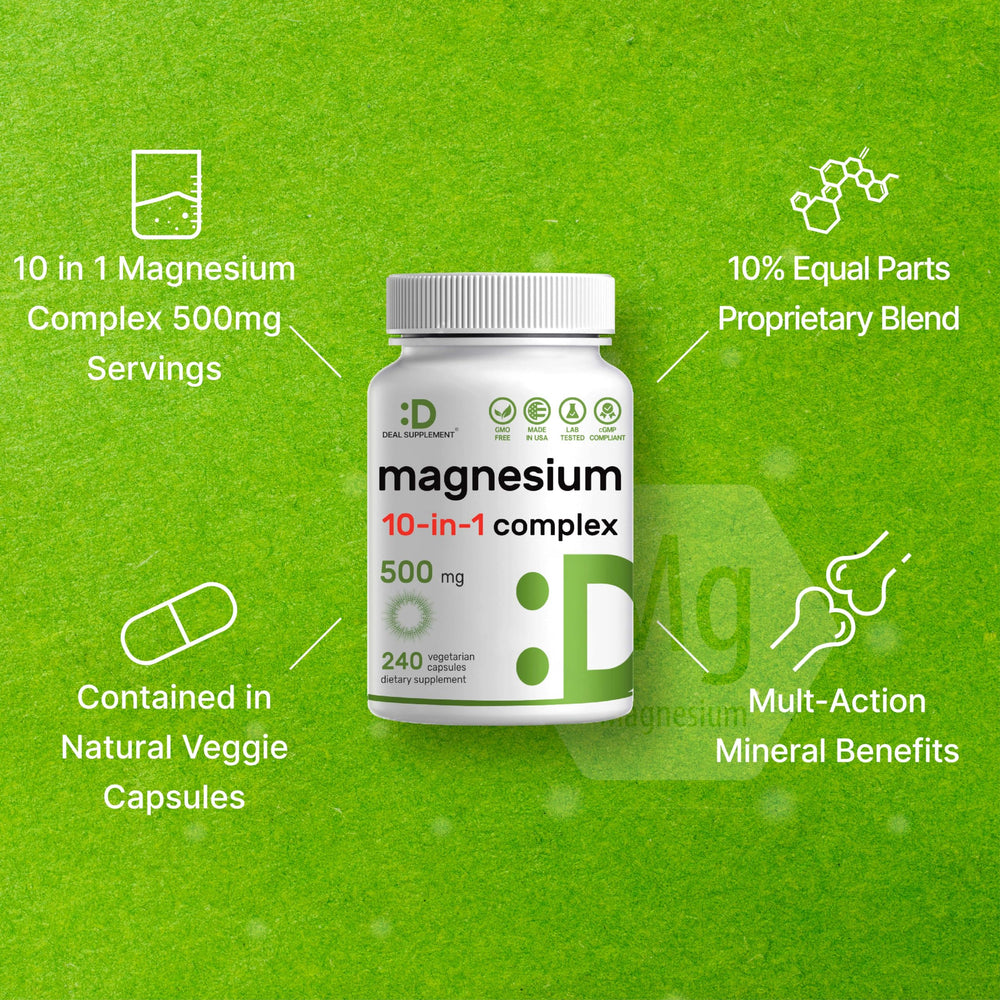 DEAL SUPPLEMENT Magnesium Complex pour measuring capsules for serving