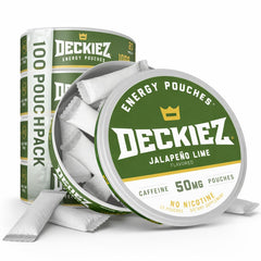 Deckiez Energy Pouches collection front view for on the go energy and flavor variety