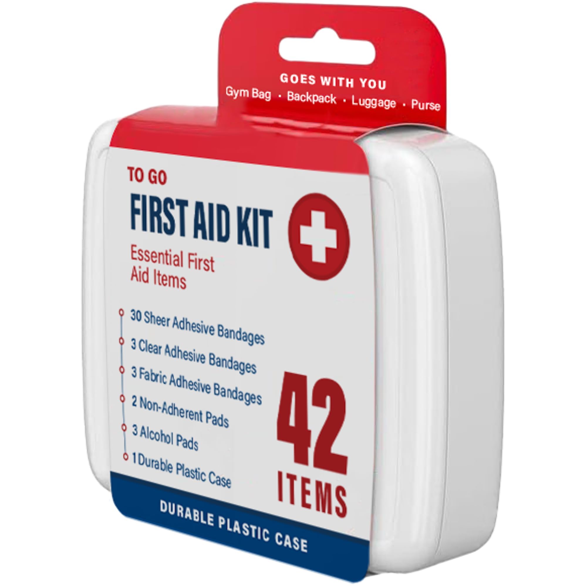 DecorRack travel-size first aid kit ready for adventures on the go.