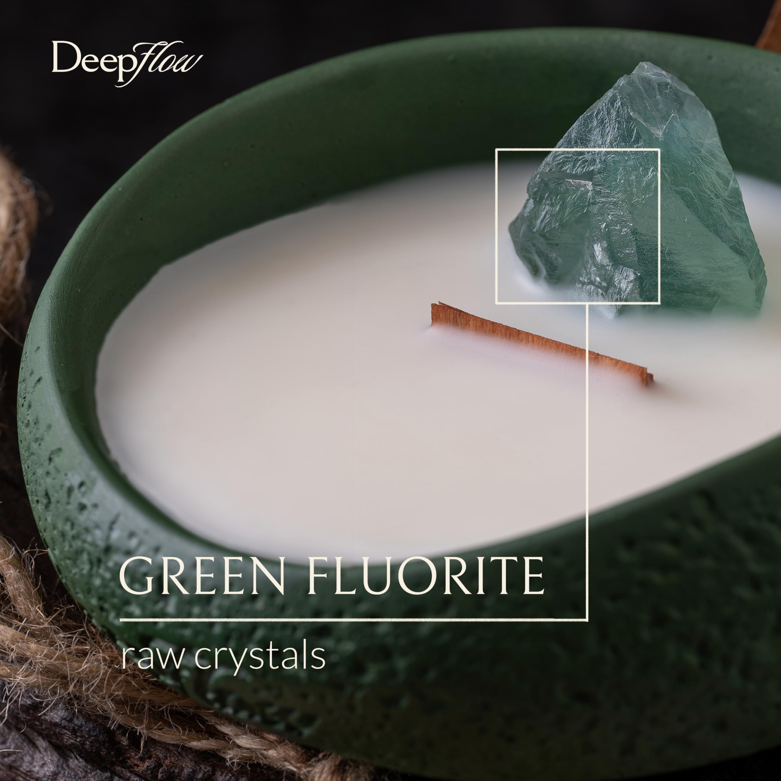 DEEP FLOW botanical oils note enhances a gentle, refreshing atmosphere