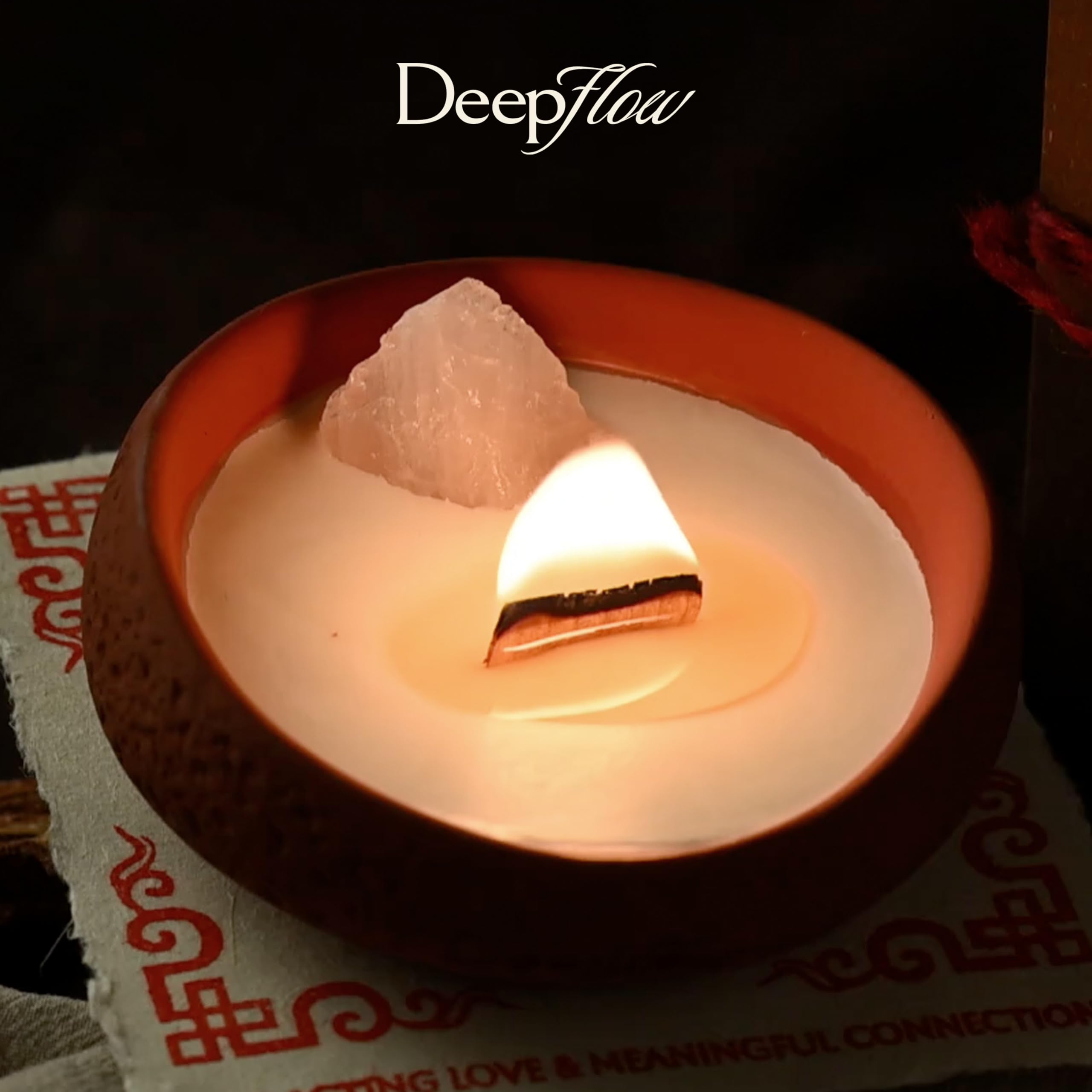 DEEP FLOW Peach Grace ambiance supports self-care rituals and calm.