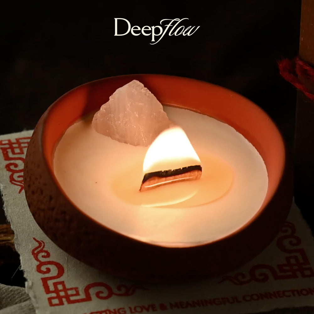 DEEP FLOW Peach Grace ambiance supports self-care rituals and calm.