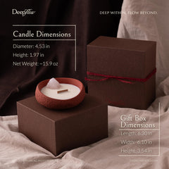 DEEP FLOW Peach Grace Valentine gift conveys warmth and care.