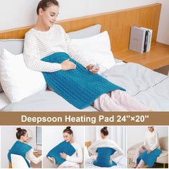 Deepsoon heating pad neck focus delivers customizable heat for neck comfort.
