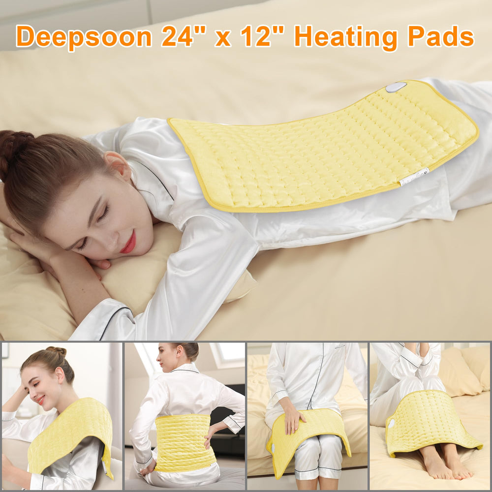 Deepsoon heating pad abdomen offers comforting warmth for core relief.