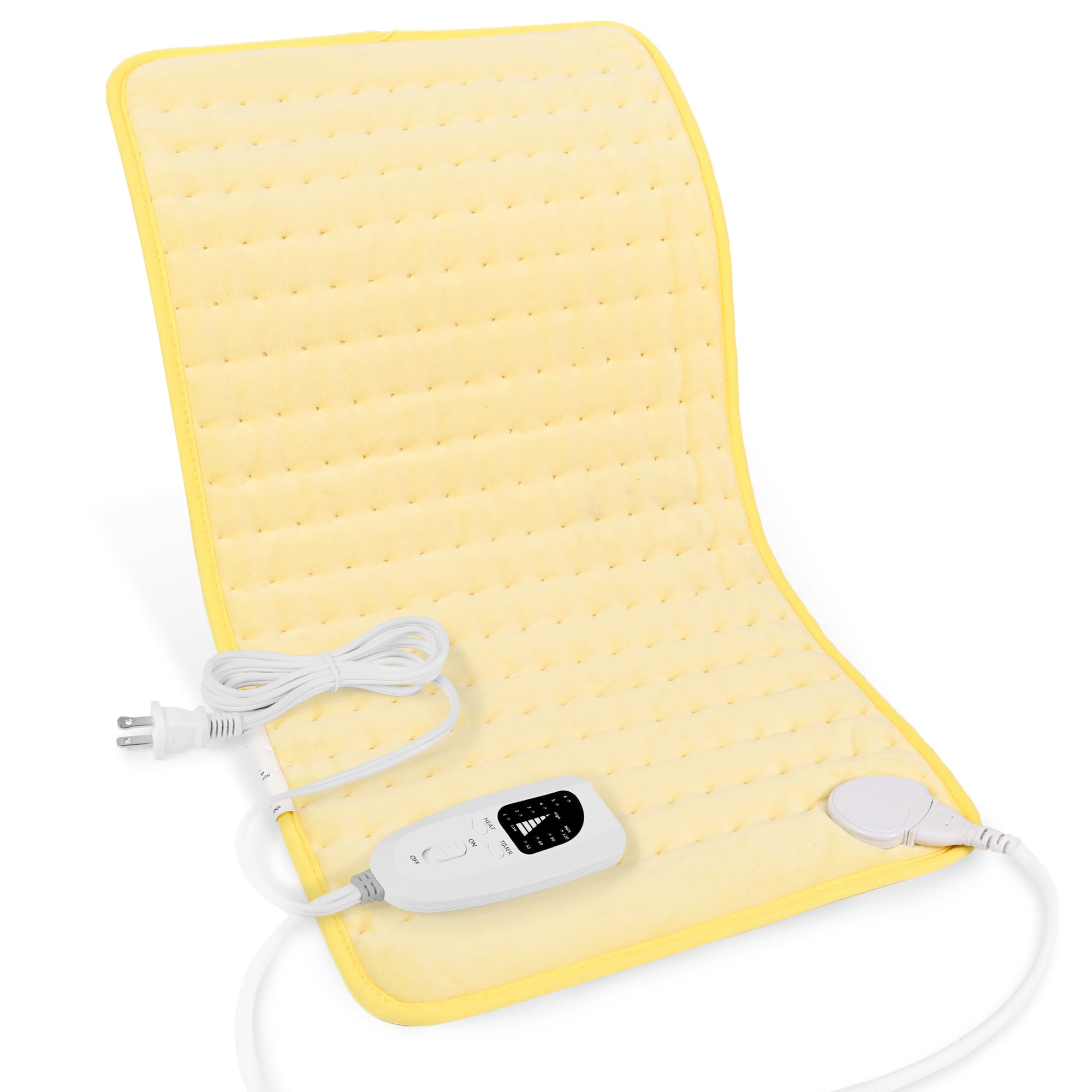 Deepsoon heating pad back and neck relief with even warmth.