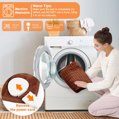 Deepsoon heating pad color options in brown for gift-ready style.
