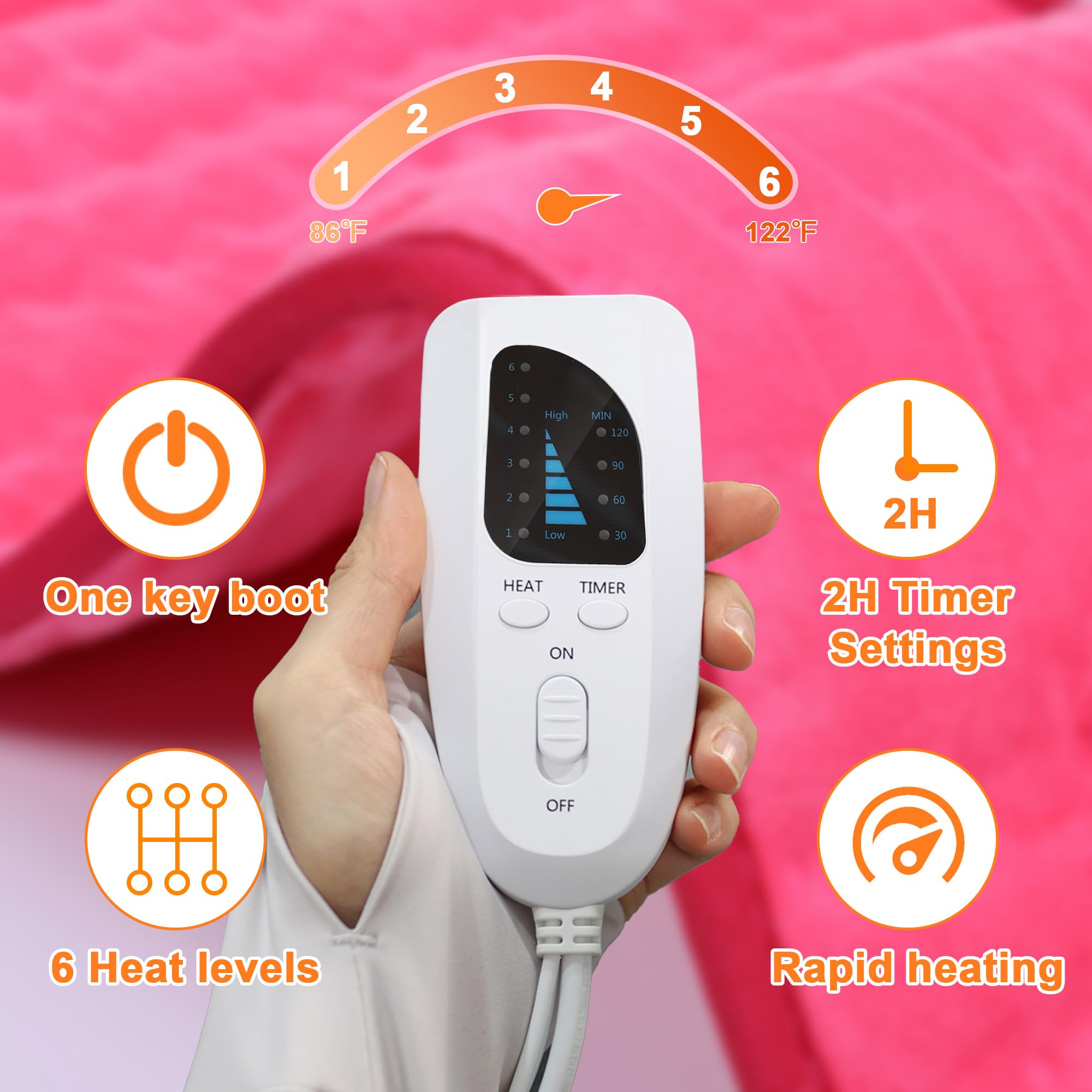 Deepsoon heating pad knee area for targeted warmth.